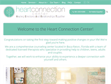 Tablet Screenshot of heartconnectioncenter.com